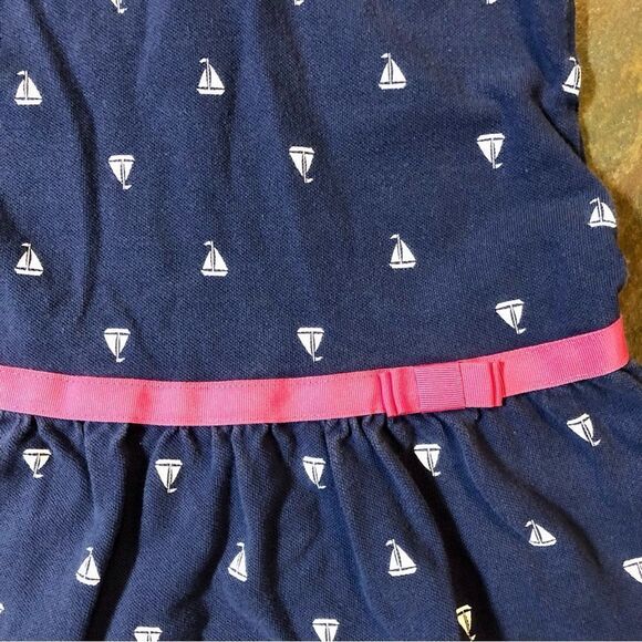 Girl’s 4T Nautical Sailboat Blue Dress from Carter’s - Picture 3 of 9